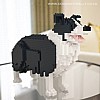 Border Collie (Black & White) - Jekca (Dog Lego)